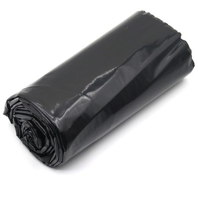 Feitore 4 Mil Black Plastic Sheeting Weed Barrier Landscape 3ft X 50ft,