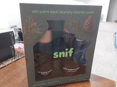 SNIF ''OLD SAINT WICK'' LIQUID LAUNDRY DETERGENT/SCENT BOOSTER DUO STARTER PACK!
