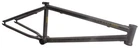 KHE PLASM XL BMX Frame 21.5 inch HiTen Steel Affix Rotor Ready Black