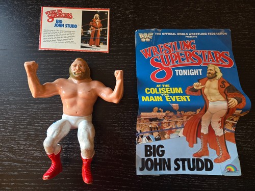 Big John Studd Vintage 1984 LJN WWF Wrestling Supe...