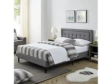 DeCoro Mornington 2.0 Upholstered Bed, King Grey 