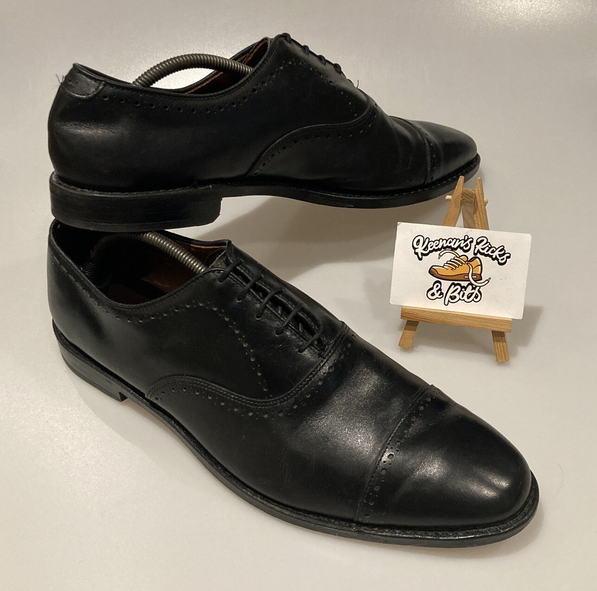 Allen Edwards Leather Black Shoes Allen Edwards Size 13 B Mens Oxford Black Leather Dress  main image 2