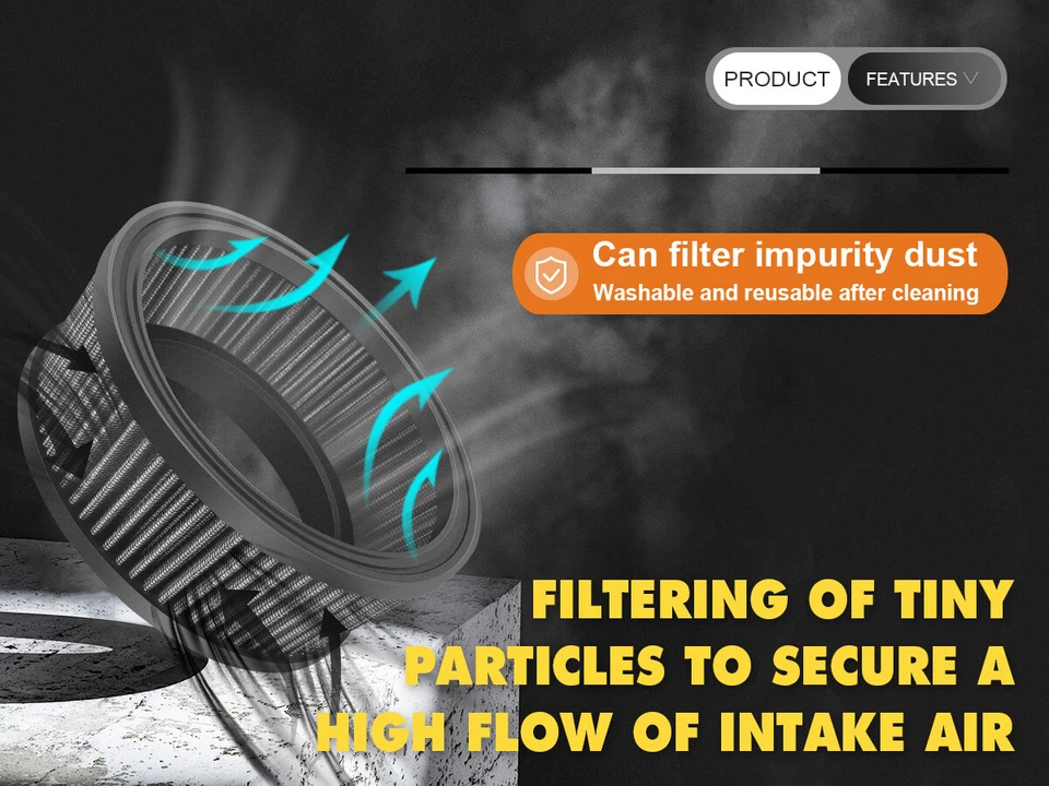 Respirador de aire de corte en contraste para Harley Touring Street Glide 17-19 FLFBS 114 18-up Foto 4 de 4