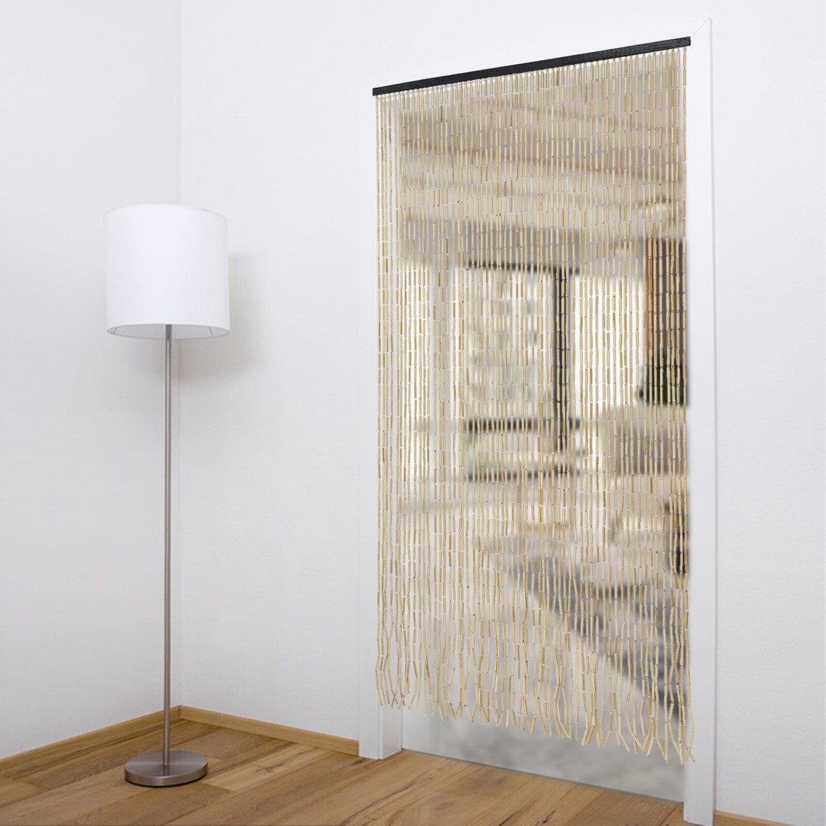 Bamboo Beaded String Curtain Room Doorway Retro Hanging Fly Screen