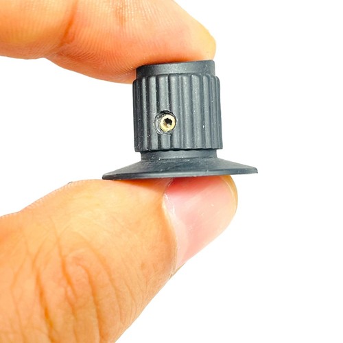 Raytheon MS91528-0G1B Round Skirted Knob Black New, 2 Pcs - Picture 2 of 7