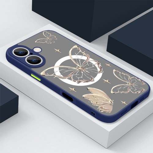 Butterfly For iPhone 16 15 14 13 Pro Max 12 11 7 8 Magsafe Hybrid Case Cover - Picture 14 of 21