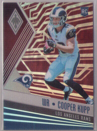 2017 Panini Phoenix Football Cooper Kupp #133 Red Parallel RC /299 LA Rams 🔥