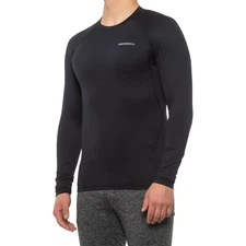 MERRELL Black TREKTEK II Compression Long Sleeve BASE LAYER SHIRT Mens SMALL NEW
