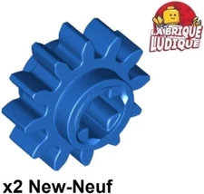 Lego Technic 2x Gear Sprocket Gear 12 Tooth Tooth Blue/Blue 69778 NEW