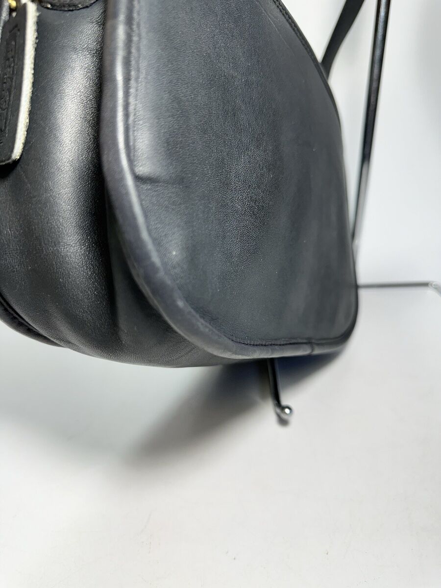 Vintage Coach Flap Bag 9727 Rare Black Leather ~ Made In USA Vintage Coach Flap Bag 9727 Rare Black Leather ~ Made In USA