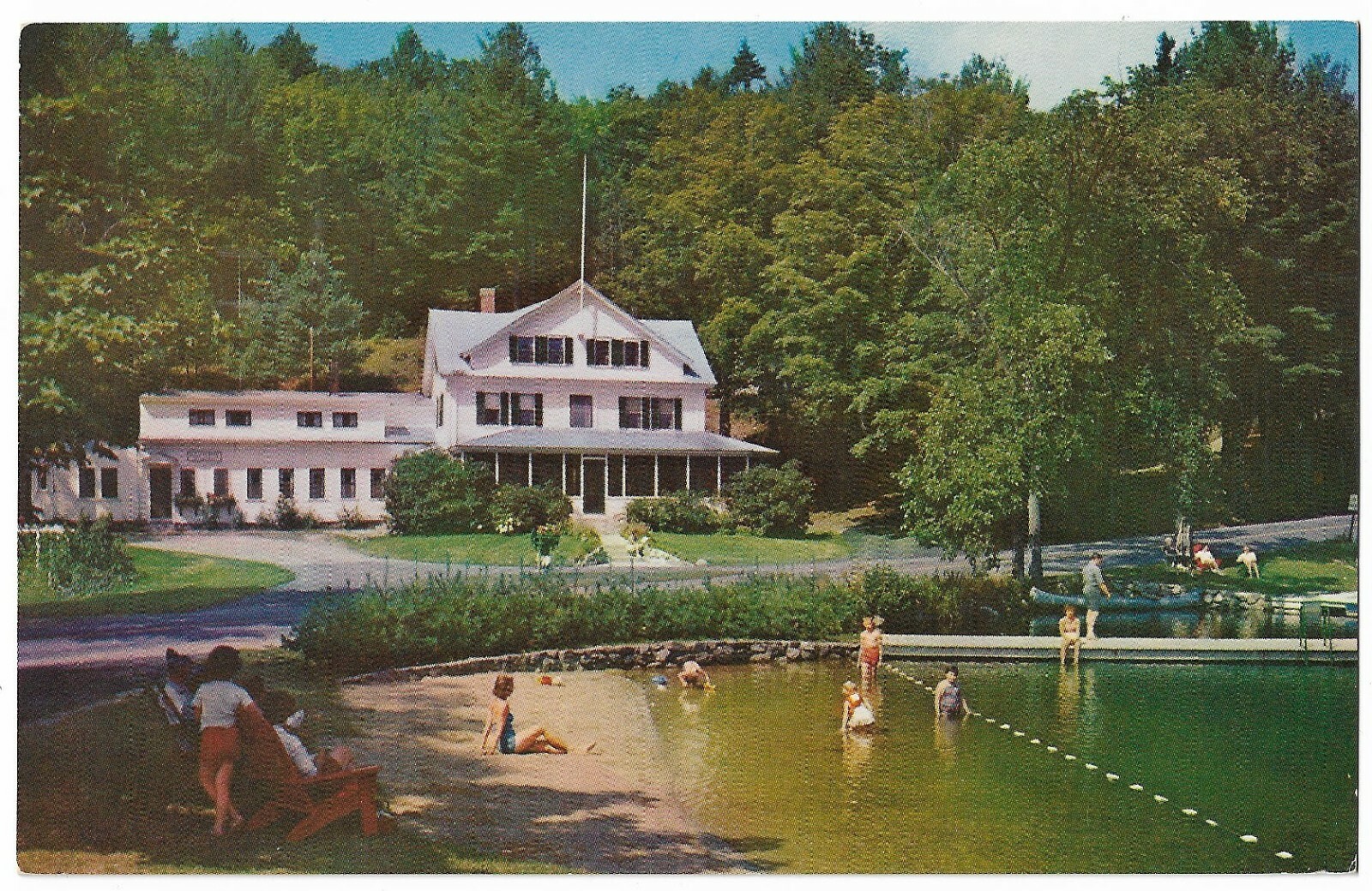 Purity Spring Resort East Madison NH View of Purity Lake & Inn Vintage ...