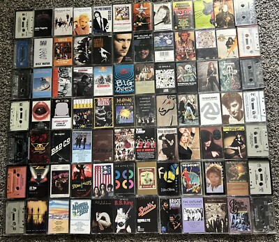 Cassette Tape Sale - Build Your Own Lot! 70s 80s 90s Rock, Pop & More!