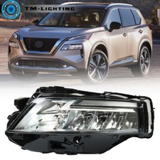 Chrome LED For Nissan Rogue SL|SV 2021-2023 Headlight Headlamp Left Driver Side