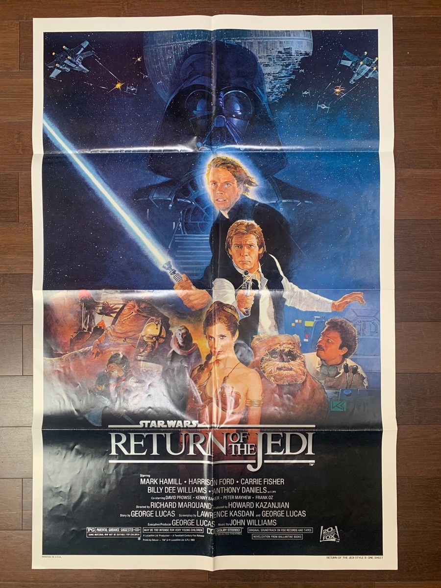Return of The Jedi - Style D (1983) US One Sheet Movie Poster | eBay
