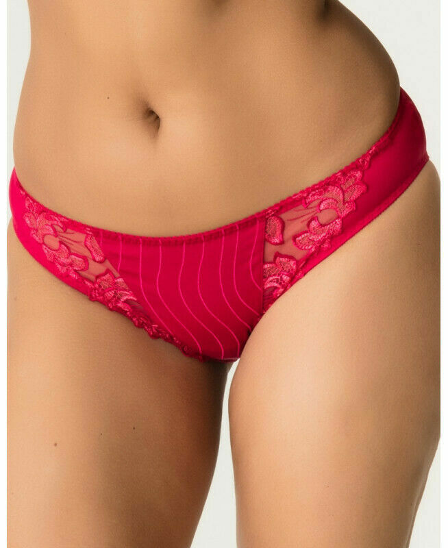 Prima Donna Deauville Brief Size XL 16 Persian Red Rio Knickers 0561810 New