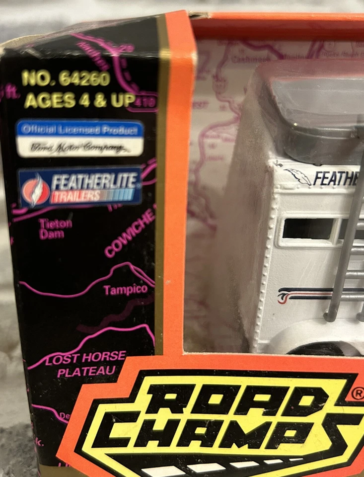 Road Champs F150 Truck & Horse Trailer Diecast 1:43 New In Box 1995 - Image 3 of 4
