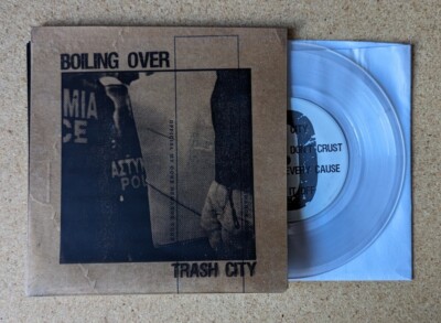 Boiling Over Trash City 7'' Vinyl Record /35 - Dropdead Limp Wrist Cardiac Arrest