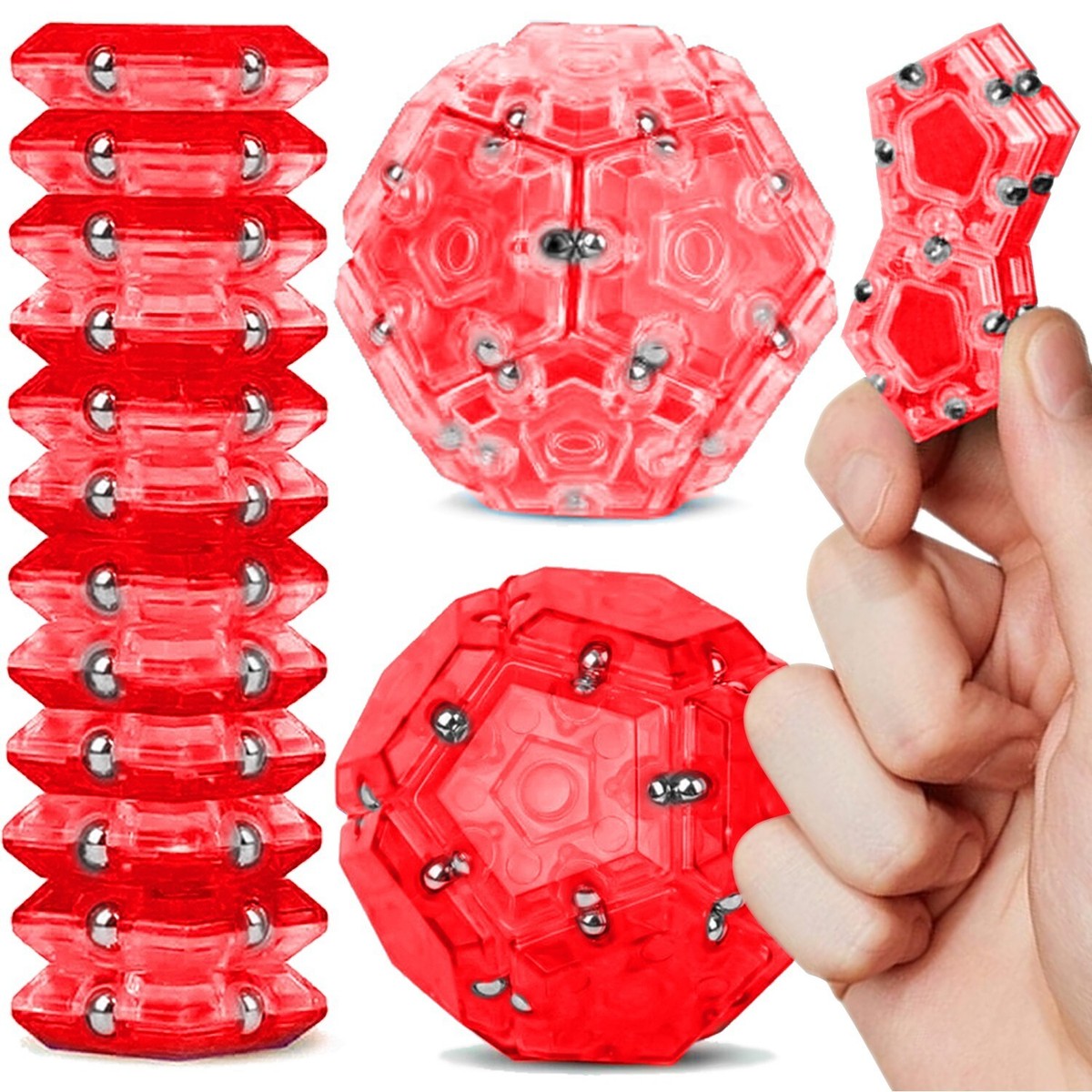 Fidget Toys 12PC Pentagons Sphere Sensory Toys for Stress Relief ADHD  Anxiety