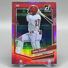 2023 Donruss Baseball Base Holo Pink #127 Cam Collier - Cincinnati Reds