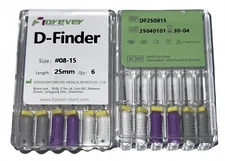30pc 5packs Dental D Finders Endodontic files For Calcified Canals/curved canals