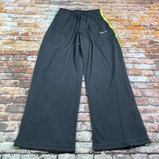 Nike Pants Youth Large Gray Green Relaxed Fit Athletic Active Outdoor Boys