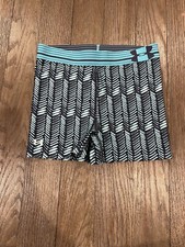 Mens Jock Under Armour Spandex Booty Tights Compression Shorts S Blue