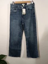 H&M Straight Fit High Waist Jeans Size 12 BNWT