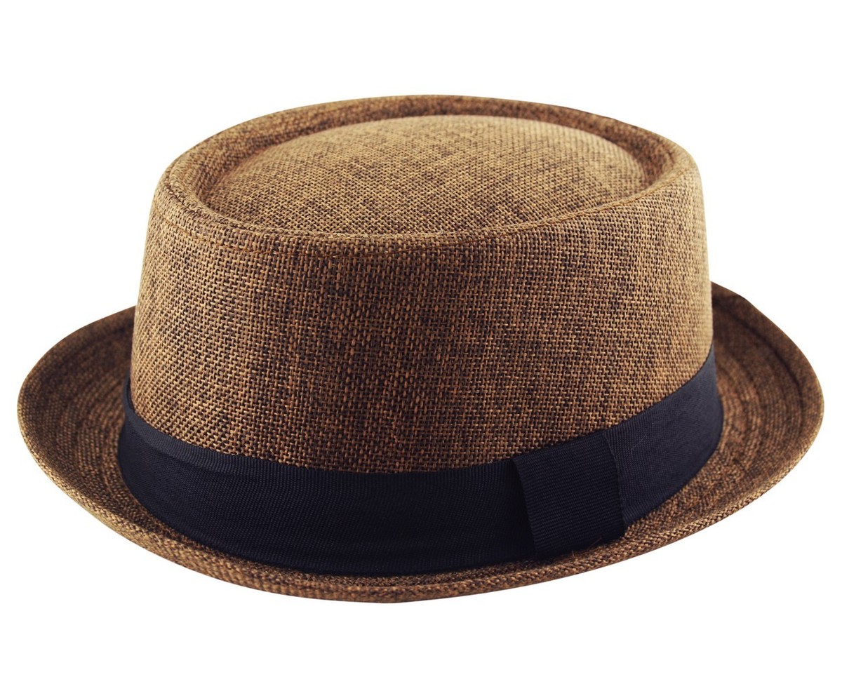 HEISENBERG BREAKING BAD PORKPIE Trilby Fedora Hessian Pork Pie Hat