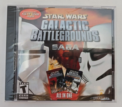 Star Wars Galatic Battegrounds Saga PC Game 2009 NEW