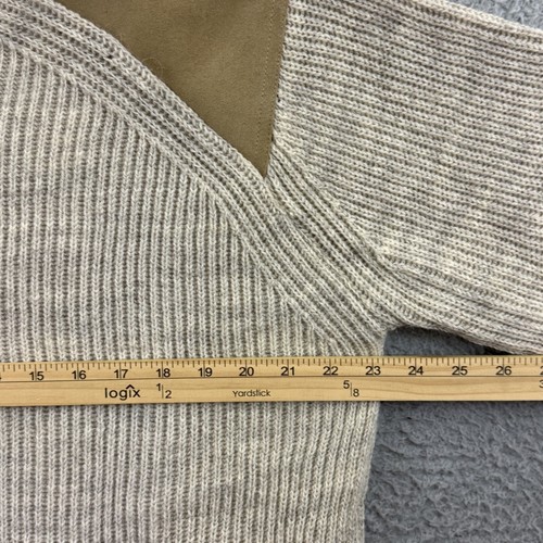 Vintage Wanderpullover Herren groß beige Wolle wattiert Commando Strick 80er Pulli - Bild 9 von 10