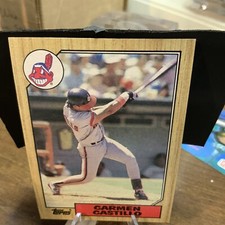 1987 Topps #513 Carmen Castillo Cleveland Indians Baseball Card