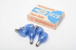 5X Westinghouse M2B Flash Bulbs