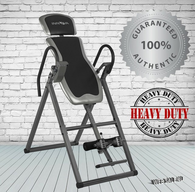 Inversion Therapy Table Back Pain Relief Hang Up Fitness Deluxe Foldable Gravity