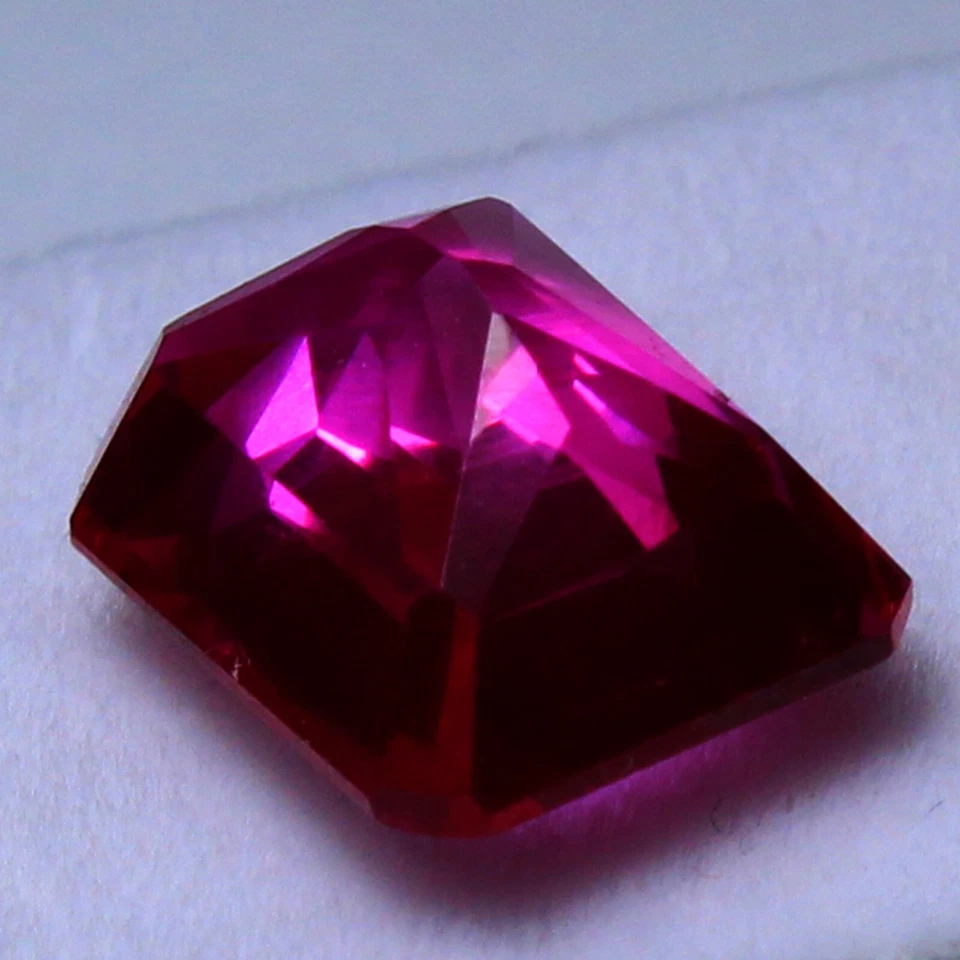 Certified 12.45 Ct Natural UTAH Bixbite Red Beryl 13x11 MM Emerald Unheated Gems - Image 2 of 4