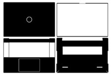 Carbon Vinyl Laptop Sticker Skin Decals Guard Cover for Dell Precision 5760 17"