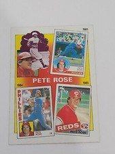 Pete Rose Through The Years Card #2 1986 Topps Baseball - Reds