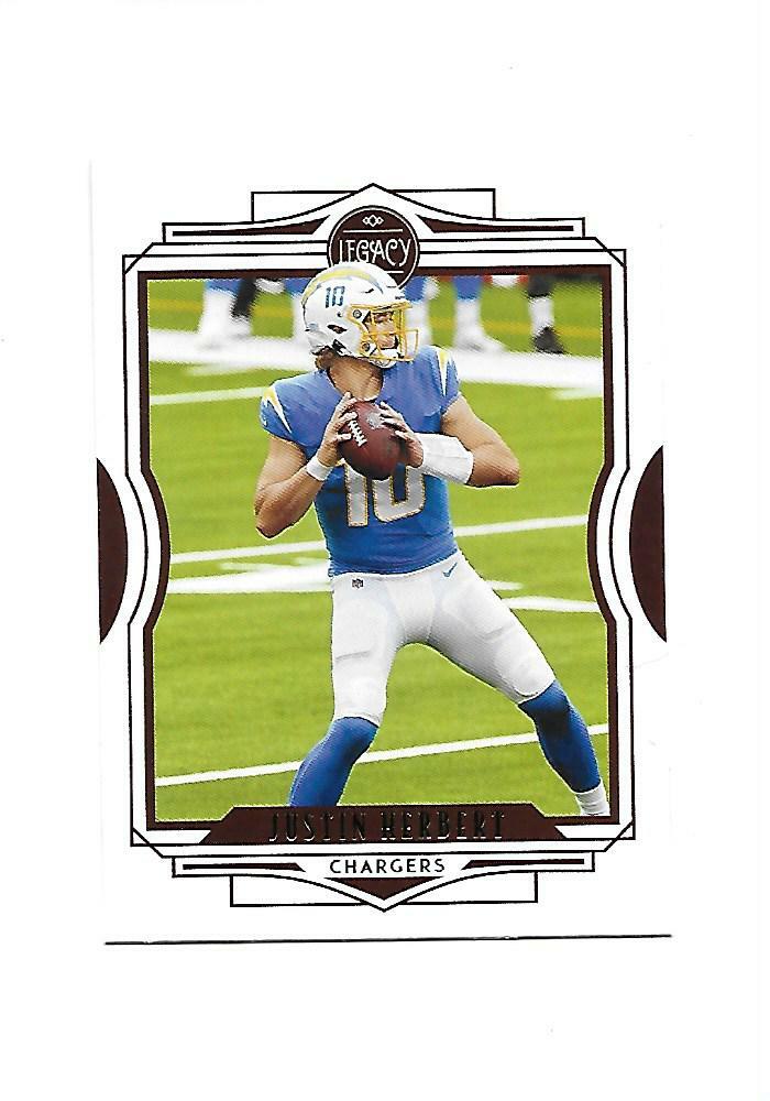 2021 PANINI LEGACY  #43 JUSTIN HERBERT  (Chargers)