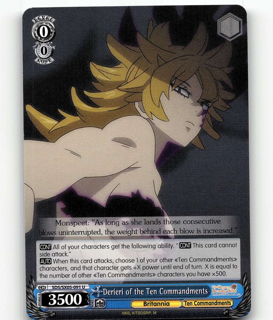 johnny sins yugioh card Weiss Derieri of the Ten Commandments - The Seven Deadly Sins