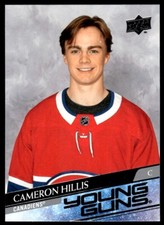 2020-21 Upper Deck Young Guns Cameron Hillis Rookie Montreal Canadiens #705 R136