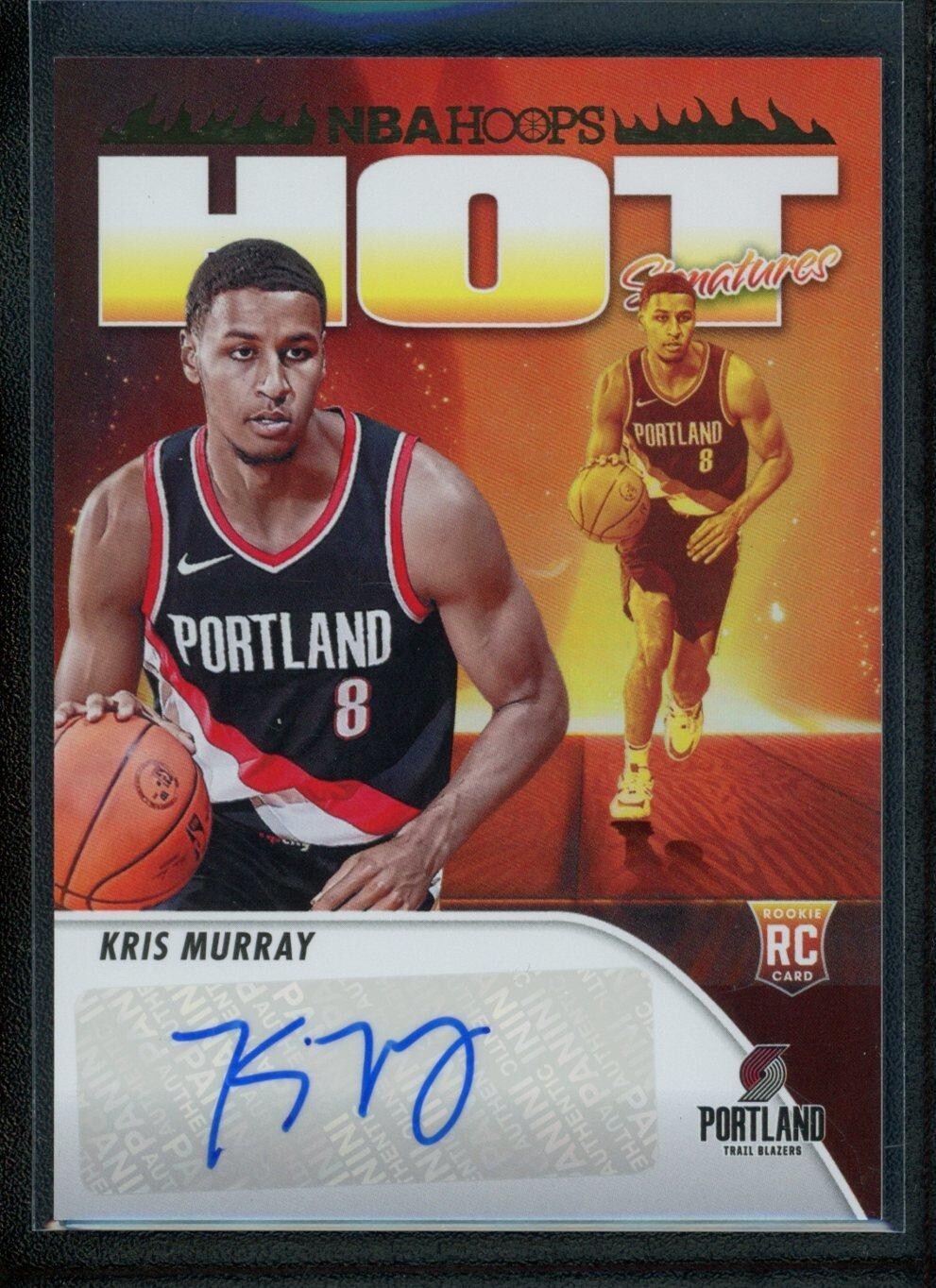 2023-24 KRIS MURRAY AUTO PANINI HOOPS HOT SIGNATURES ROOKIE RC AUTOGRAPHS