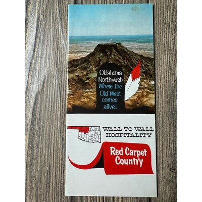 Vintage Oklahoma Northwest Brochure: Wall To Wall Hospitality Red Carpet Country