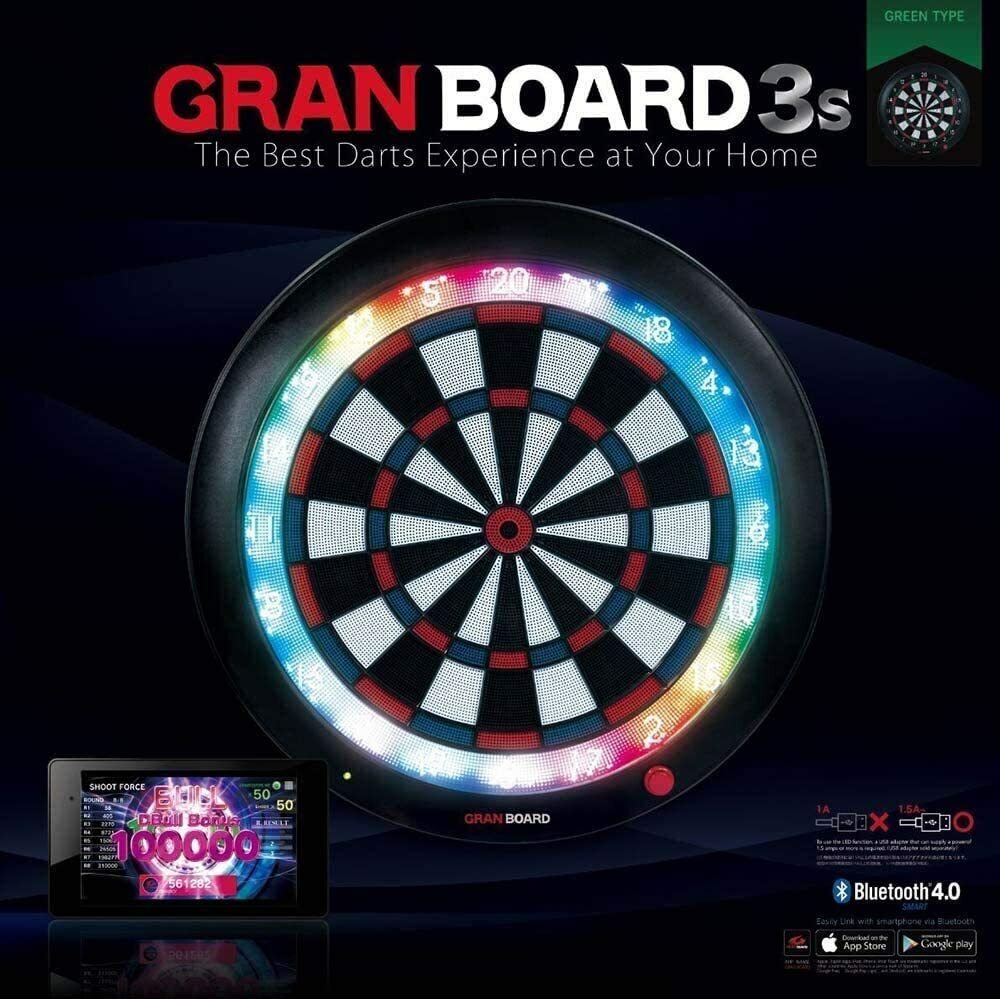 Gran Board 3s Bluetooth Electronic Dartboard Green Japan | eBay