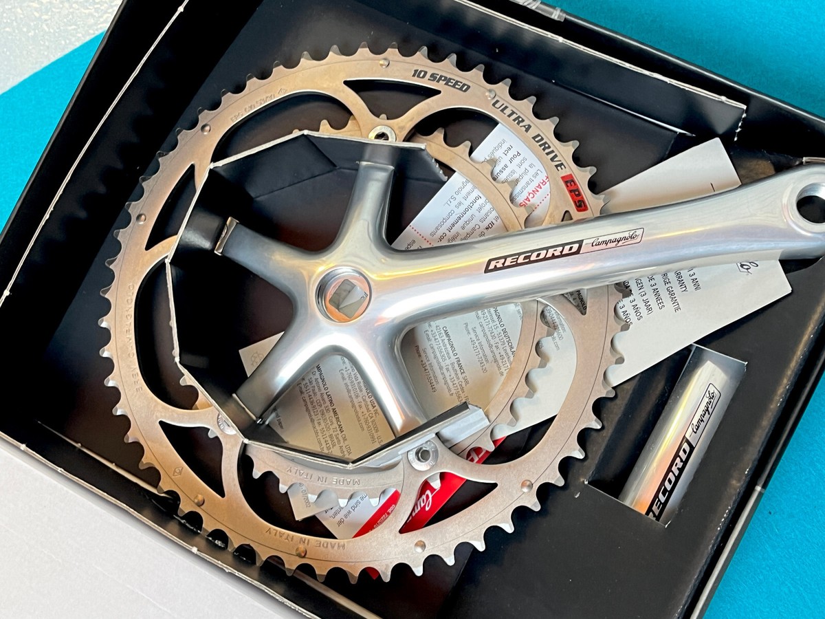 Campagnolo Record 10s Crankset 175Mm 53/39T Ud Eps New Nib Nuova