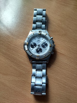 MC Chronograph Herrenuhr Silber
