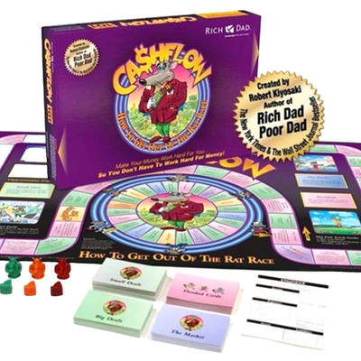 Cashflow 101 202 Rich Dad Poor Dad Robert Kiyosaki Board Game full