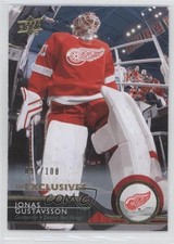 2014-15 Upper Deck UD Exclusives 91/100 Jonas Gustavsson #318 0c3