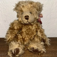 Russ Berrie & Co. Ruggles Plush Stuffed Animal Bear Size Approx. 11”
