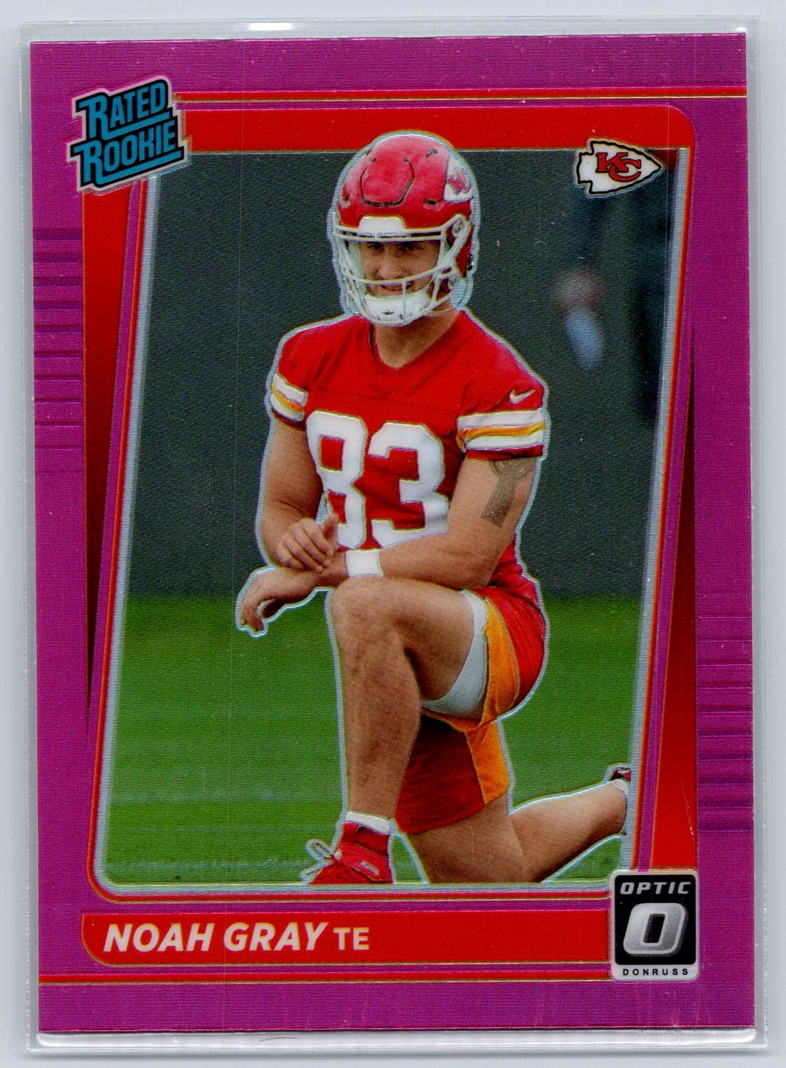 Noah Gray Panini Donruss #P309 Optic Preview-Pink