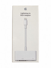 6-Pack Apple MD825ZM/A Lightning to VGA Adapters White New in Boxes