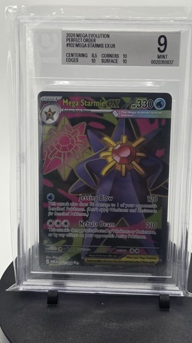 Mega Starmie ex graded BGS 9 for sale on eBay